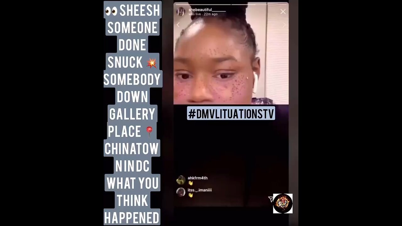 Someone got snuck down gallery place