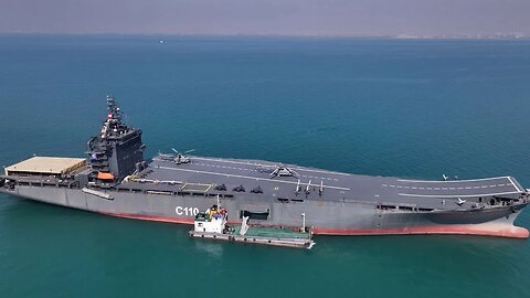 Iran's New Drone Carrier Warship: Shahid Bagheri Unveiled!