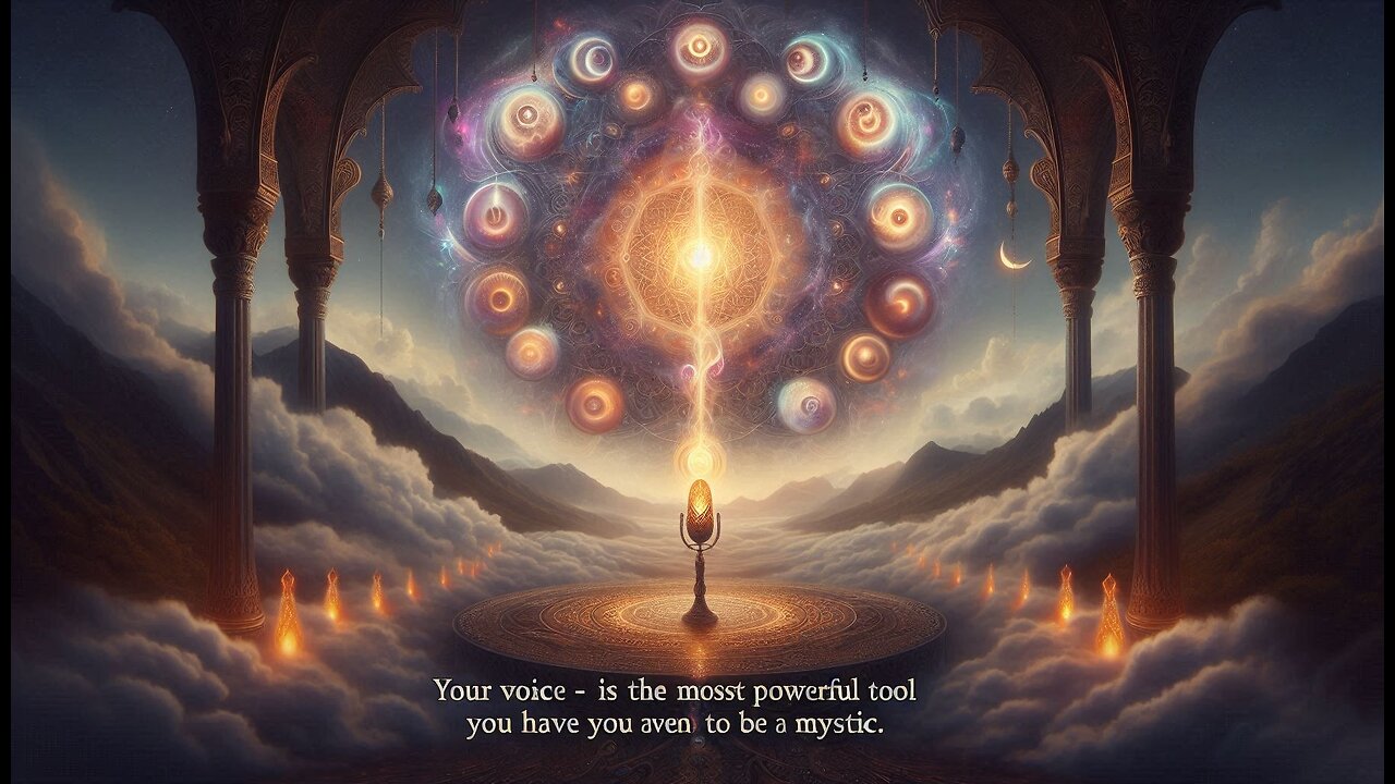 YOUR VOICE IS THE MOST POWERFUL TOOL YOU HAVE TO ASCEND - TO BE A MYSTIC