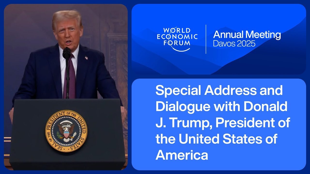 Special Address, Donald J. Trump, President of the United States of America | Davos 2025