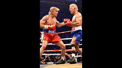 TRUMP AND BIDEN BOX! REALLY SLEEPY JOE!