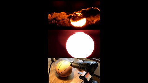 recorded orb flying out of sun