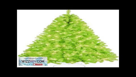 Best Choice Products 9ft Pre-Lit Lime Green Christmas Tree Full Artificial Holiday Review