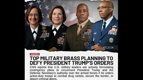 (CNN Nov 8th 2024) Pentagon officials are already discussing how they can countermand an order from President Donald Trump if they disagree with it.
