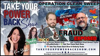 LIVE 10AM PST 2/13 - Former Police Chief Shawn Taylor EXPOSES MORTGAGE FRAUD!