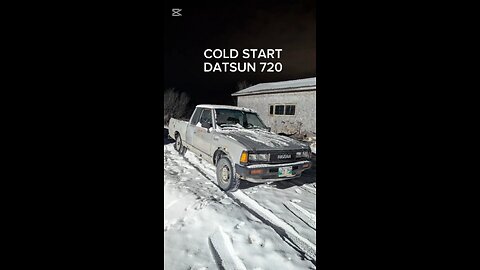 1984 Nissan Datsun 720 Cold Start!