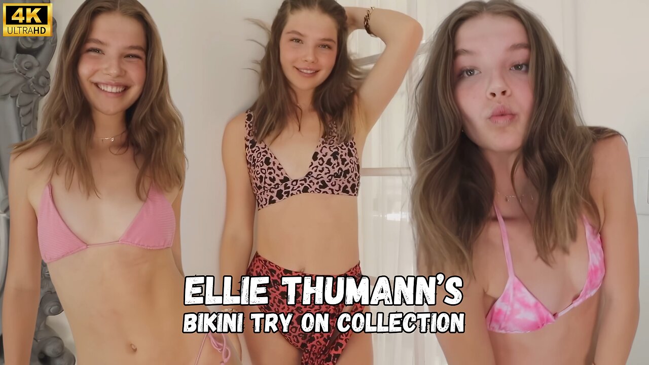 Ellie Thumann Bikini Try On Collection the Best Summer Swimwear 2020 4K HD