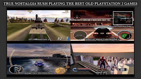 TRUE NOSTALGIA RUSH PLAYING THE BEST OLD PLAYSTATION 2 GAMES