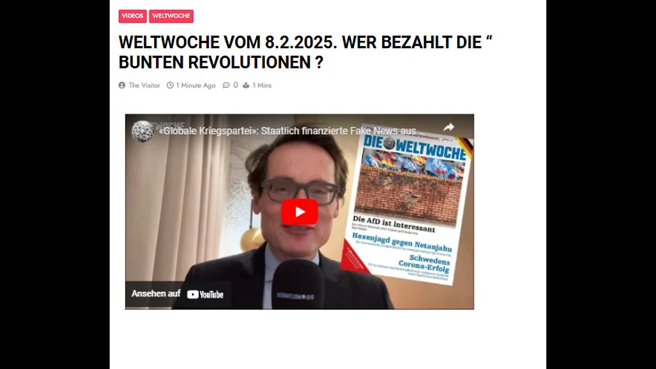 Weltwoche vom 8.2.2025