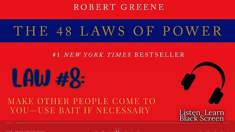 48 Laws of Power FULL Audiobook – Law #8: Make Other People Come to You | Robert Greene