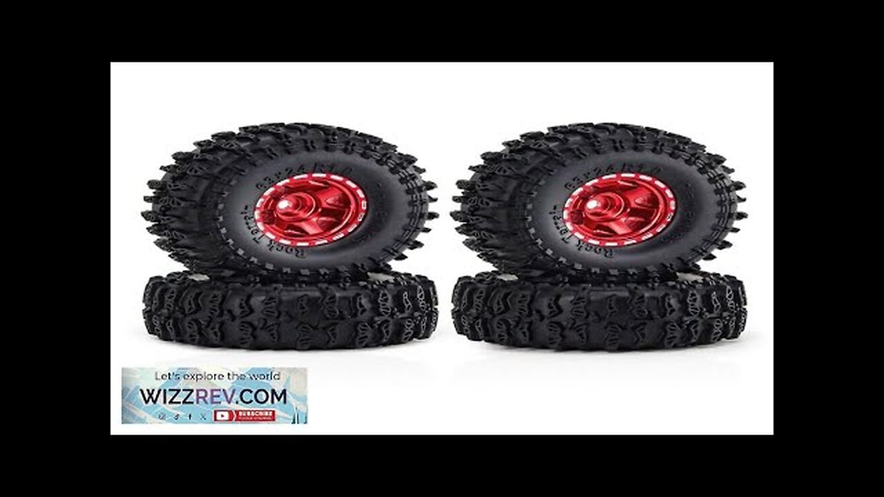 4PCS Upgraded 1 Inch Aluminum Alloy Blade Wheels JC Tire for TRX4M Review