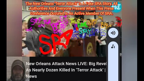 The New Orleans 'Terror Attack' Is A Fake SRA Story. Everyone Present Is A SRA Satanic Pedophile.