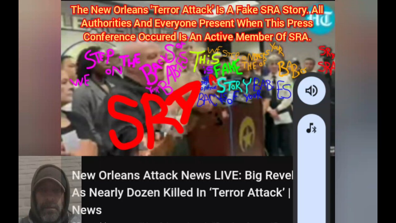 The New Orleans 'Terror Attack' Is A Fake SRA Story. Everyone Present Is A SRA Satanic Pedophile.