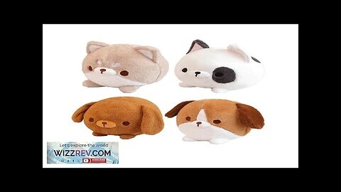 Round Cute Bulldog Beagle Shiba Inu Teddy Dog Plush Toys Stuffed Fluffy Review