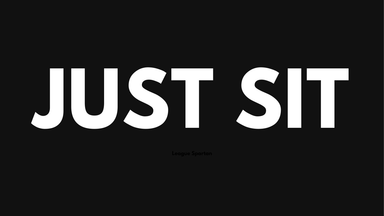 If Doing Nothing Feels Too Hard — Just Sit Here