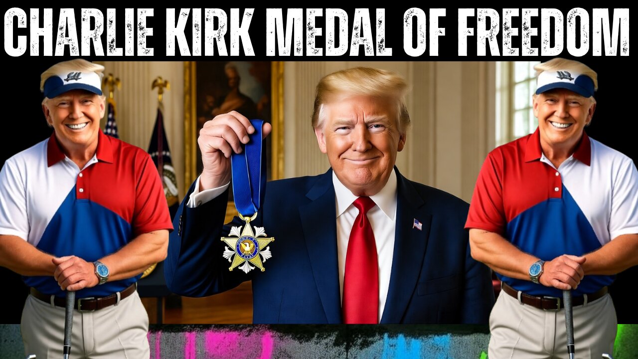Charlie Krik Medal of Freedom | Trump Plays Golf
