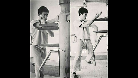 Cross kick Studio Films Bruce Lee Wing Chun Dummy 2