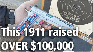 This pistol raised over $100,000 !