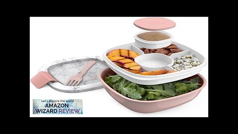 Bentgo® All-in-One Salad Container Large Salad Bowl Bento Box Tray Leak-Proof Review