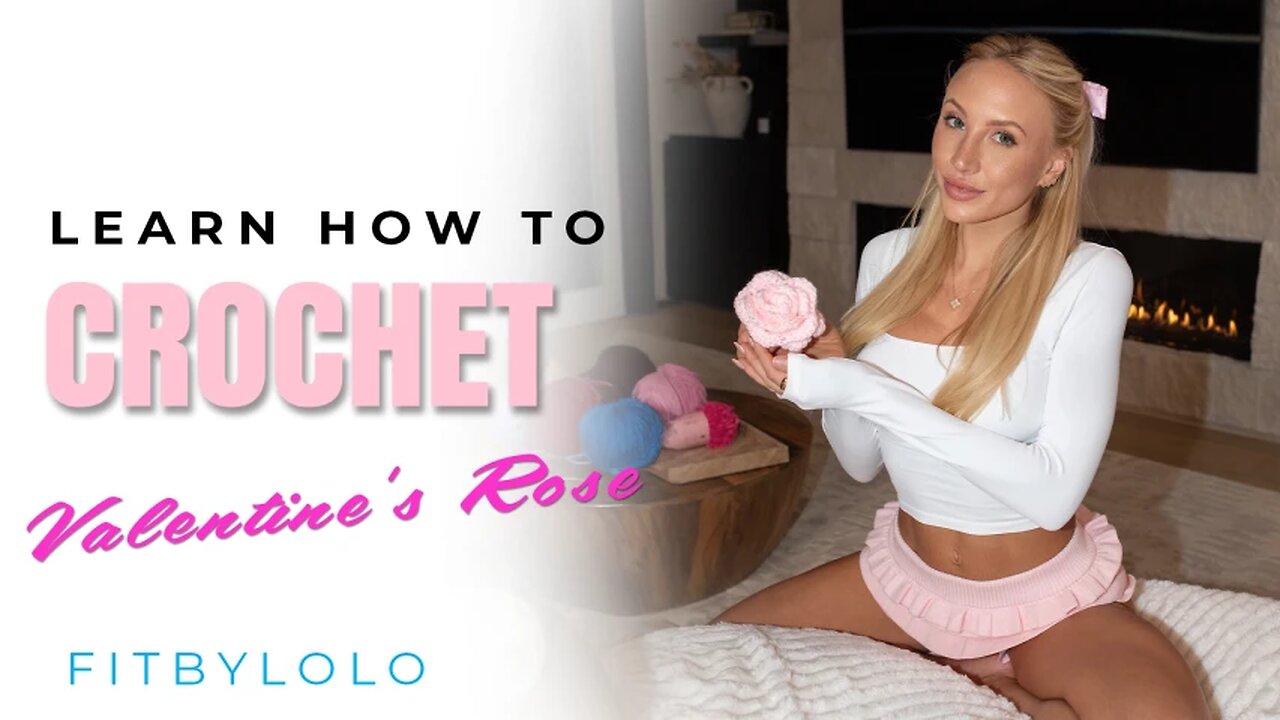 How to Crochet a Rose for Your Valentine