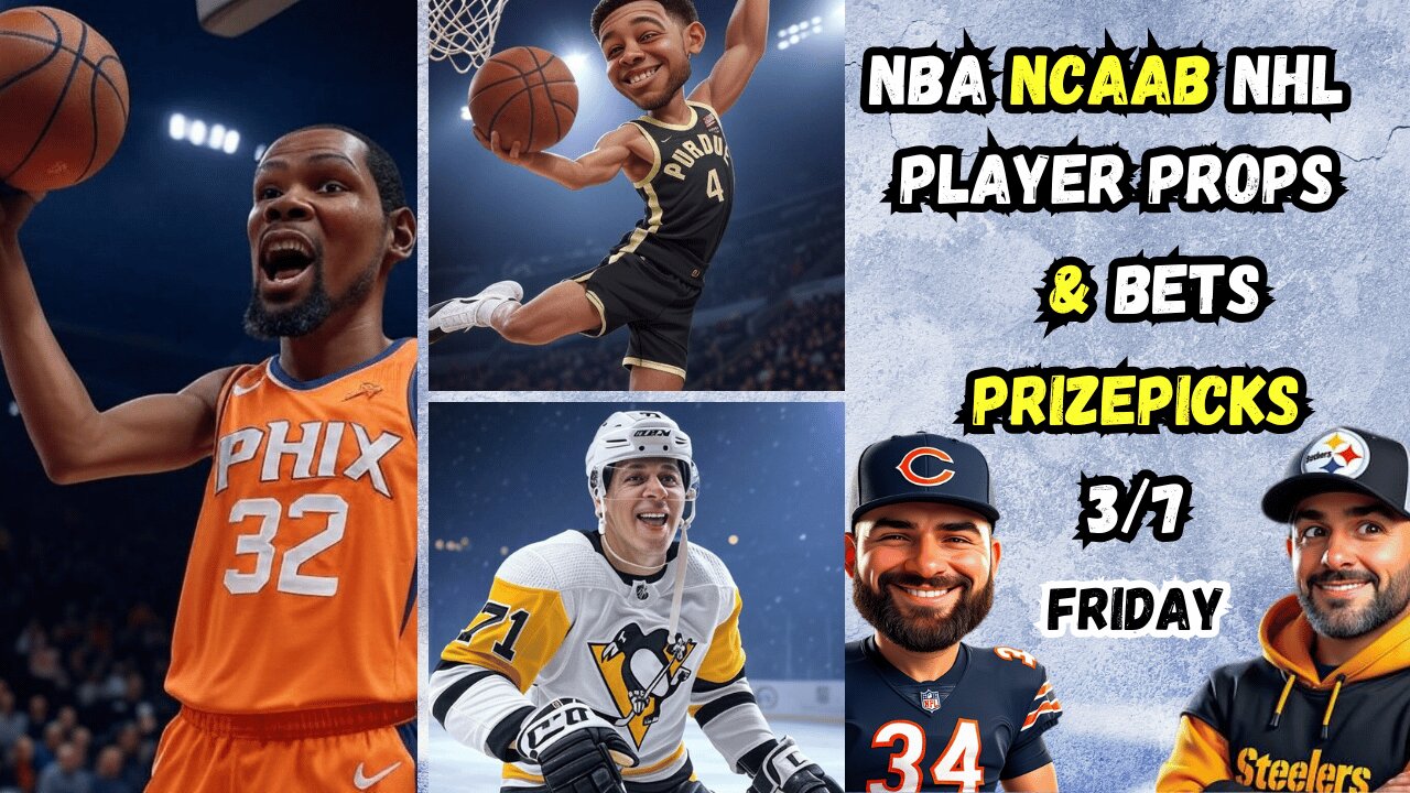 BEST NBA BEST BETS TODAY | COLLEGE BASKETBALL PICKS | NHL PICKS | PRIZEPICKS FRIDAY 3/7/25
