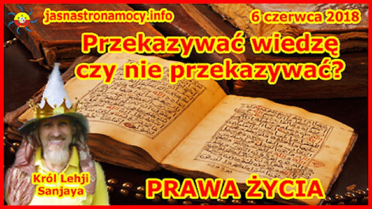 Z ARCHIWUM JSM📚 Przekazywać wiedzę czy nie przekazywać ? PRAWA ŻYCIA