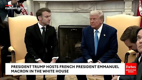 Trump, Macron Take Multiple Questions From The Press During Oval Office Meeting