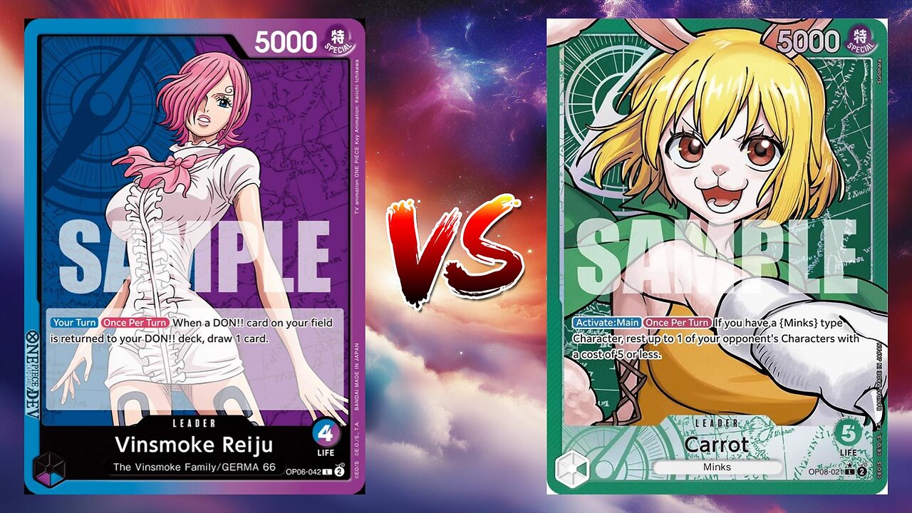 One Piece TCG Vinsmoke Reiju VS Carrot!!