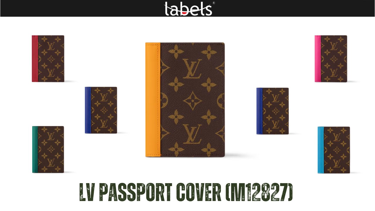 Latest LV Passport Cover (M12825) by Labels. Best Quality.