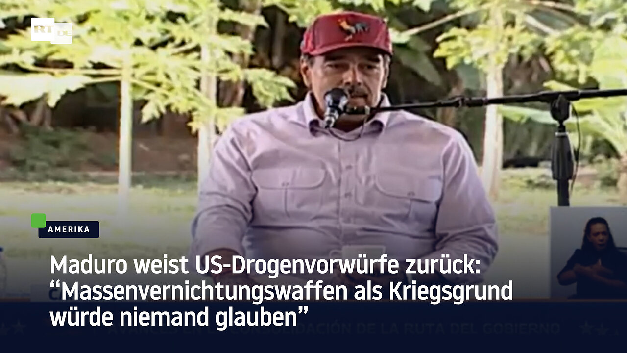 Maduro weist Vorwürfe zurück: “Massenvernichtungswaffen als Kriegsgrund würde niemand glauben”