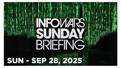 NICK SORTOR • INFOWARS SUNDAY BREIFING 9/28/25 • BREAKING Church Burned After Gunman Shoots 10