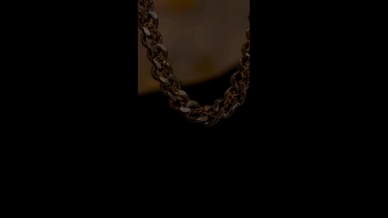 Gold plated necklace