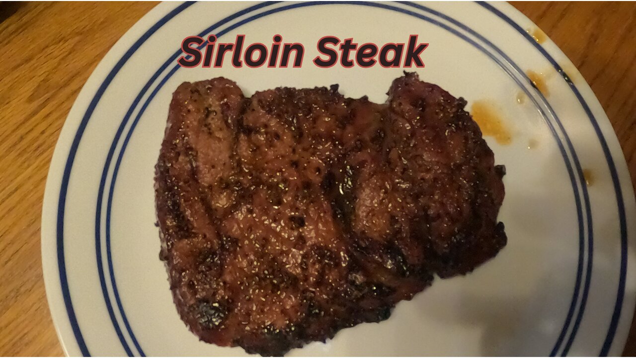 Reverse Seared Sirloin Steaks On The Grill