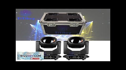 0 Tax 2Pcs 295W 14R Moving Head Beam Stage Light With Dual Review