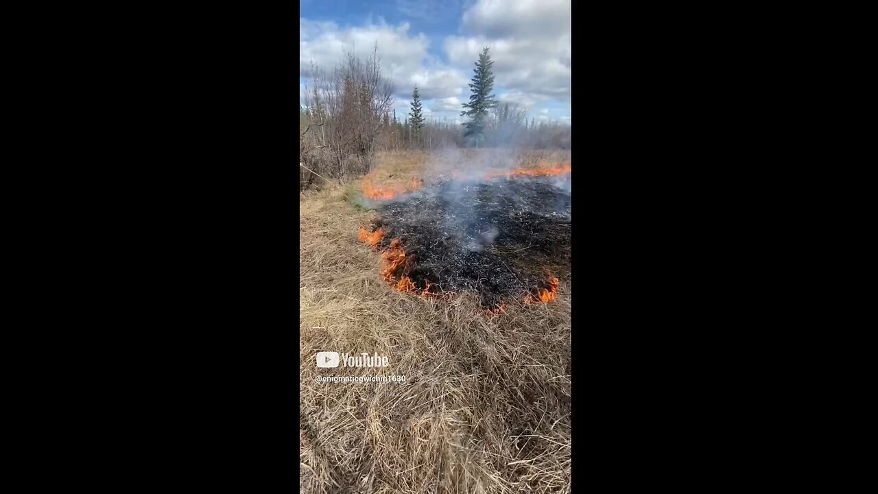 Grass Fire in Alaska