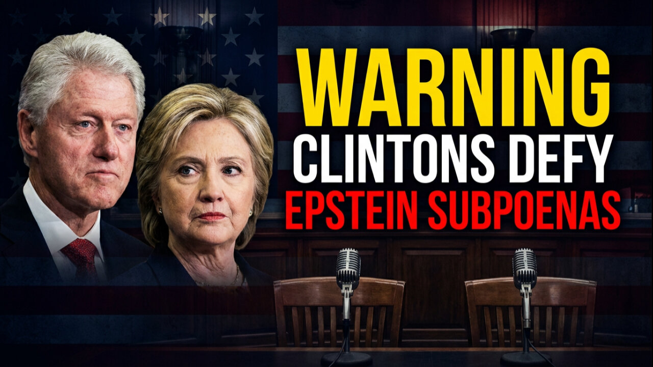 WARNING: Clintons Defy Epstein Subpoenas Again
