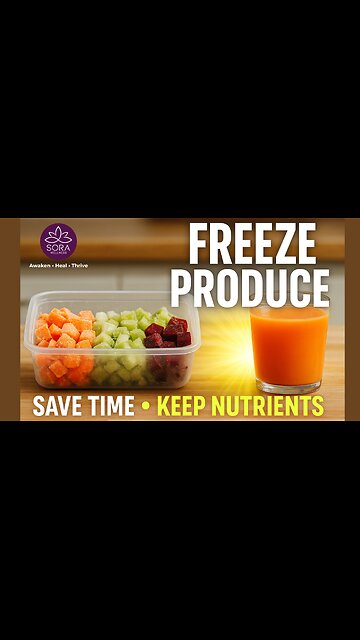 Juicing Hack #1 Freeze Produce
