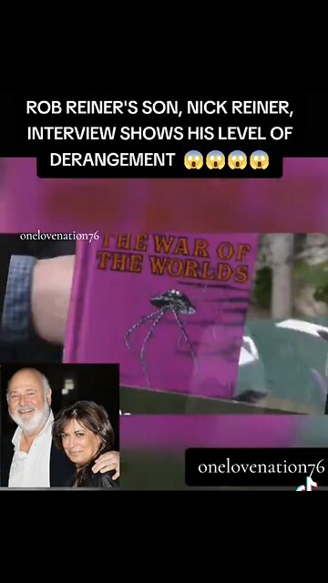 What an interesting book Nick Reiner has... War of The Worlds.