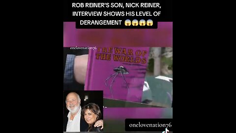 What an interesting book Nick Reiner has... War of The Worlds.