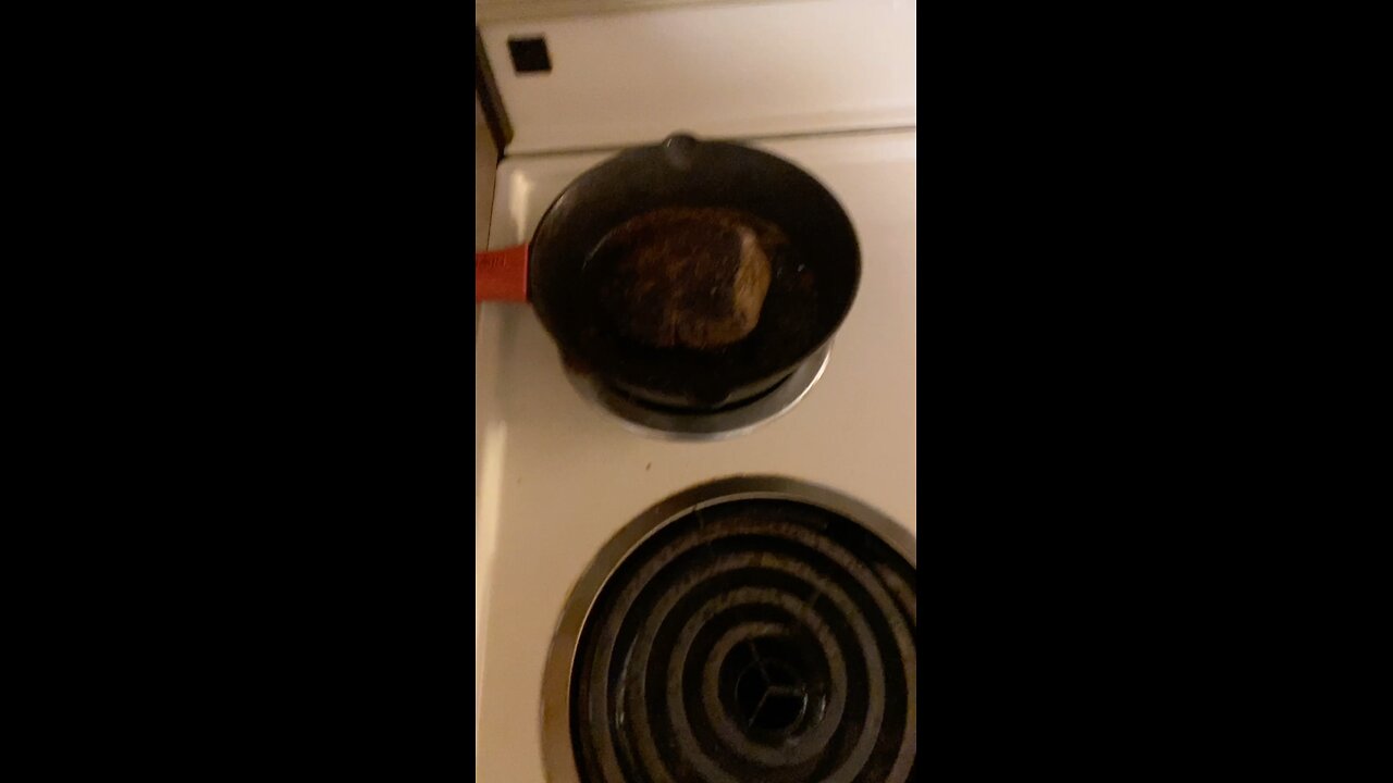 Cooking moose meat and eggs