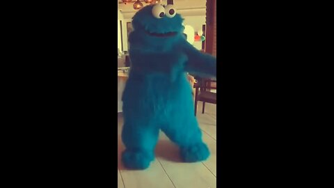 Cookie Monster got dance moves