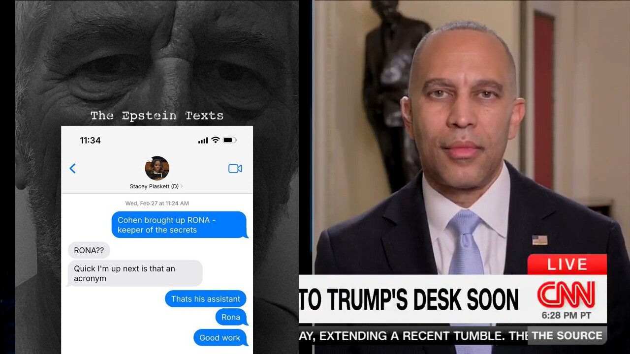 Hakeem Jeffries Couldnt Dodge The Stacey Plaskett / Epstein Texts Question Fast Enough