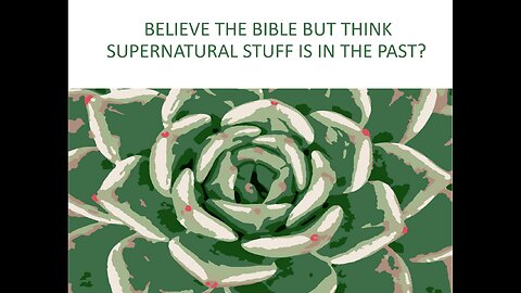 March 23 (Year 4) Believe the Bible but not the Supernatural? - Tiffany Root & Kirk VandeGuchte