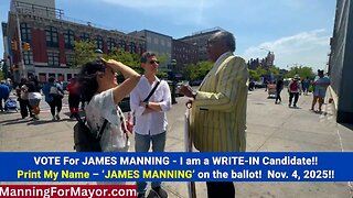 MANNING Campaign Goes on NYC TV