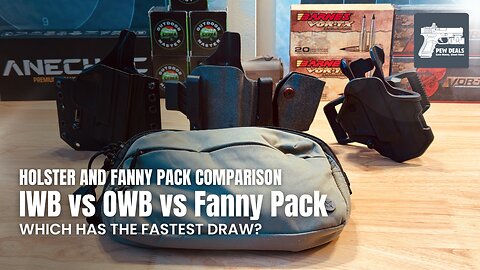 Safariland Incog-X vs Bravo Concealment vs Blackhawk L2C vs Vertx Everyday Fanny Pack. Fastest draw?