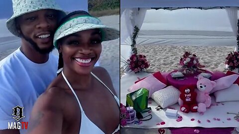 Papoose Pulls Out Proposal Type Valentine's Day Presentation For Claressa Shields! 🌹