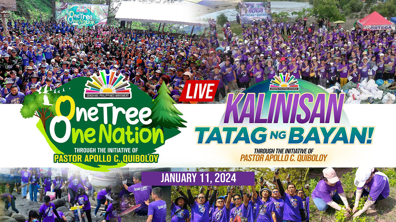 LIVE: One Tree, One Nation and Kalinisan: Tatag ng Bayan | January 11, 2025