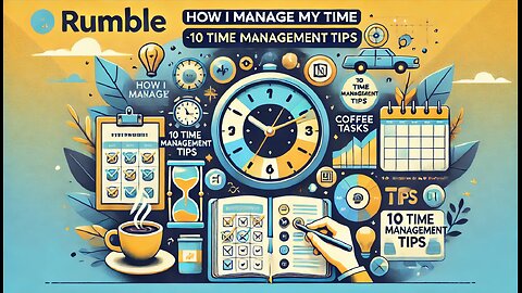 How I Manage My Time - 10 Time Management Tips