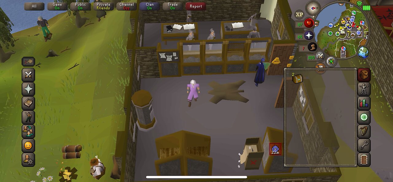 Vibing on OSRS Mobile