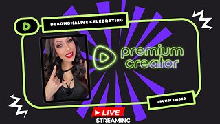 Rumble Premium Creator! WE DID IT! THank you for all your support!